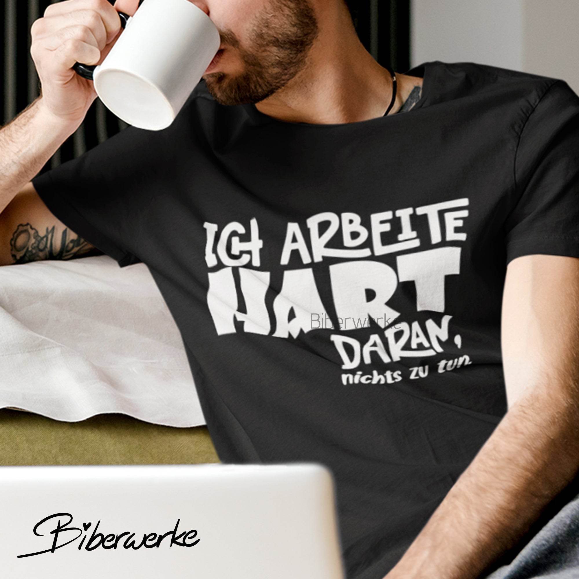 Plotterdatei Ich arbeite hart daran - Sewando