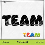 Plotterdatei TEAM - Toll ein anderer machts - Sewando