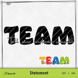 Plotterdatei TEAM - Toll ein anderer machts - Sewando