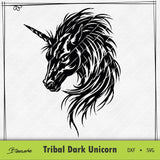 Plotterdatei Dark Unicorn - Sewando
