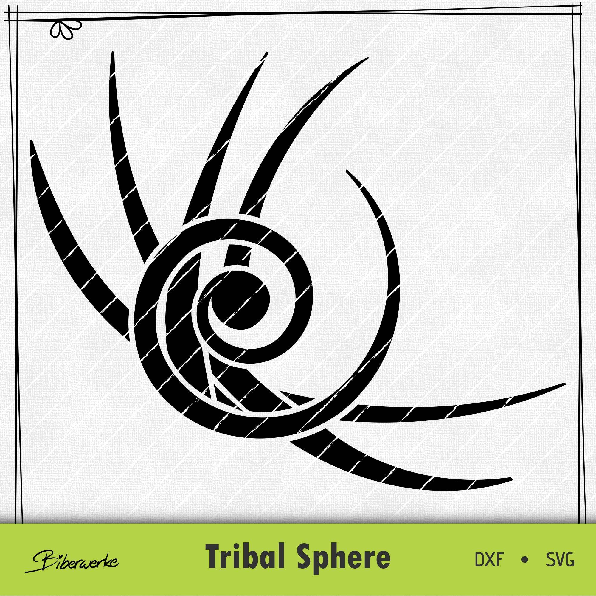 Plotterdatei Tribal Sphere - Sewando
