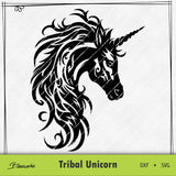 Plotterdatei Tribal Unicorn - Sewando