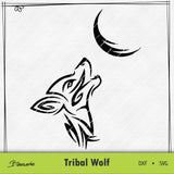 Plotterdatei Tribal Wolf - Sewando