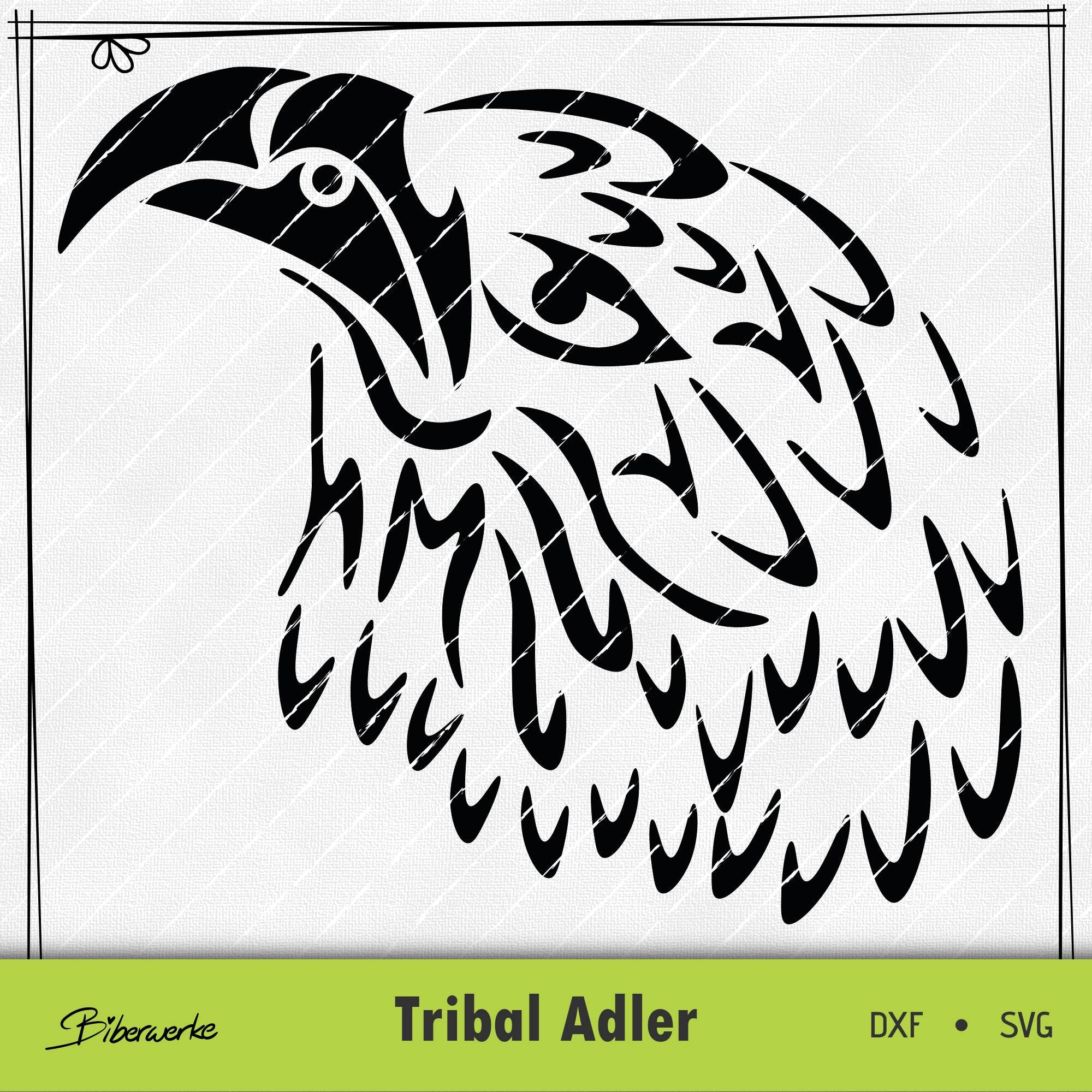 Plotterdatei Tribal Adler - Sewando