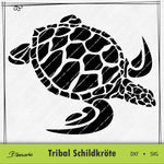Plotterdatei Tribal Schildkröte - Sewando