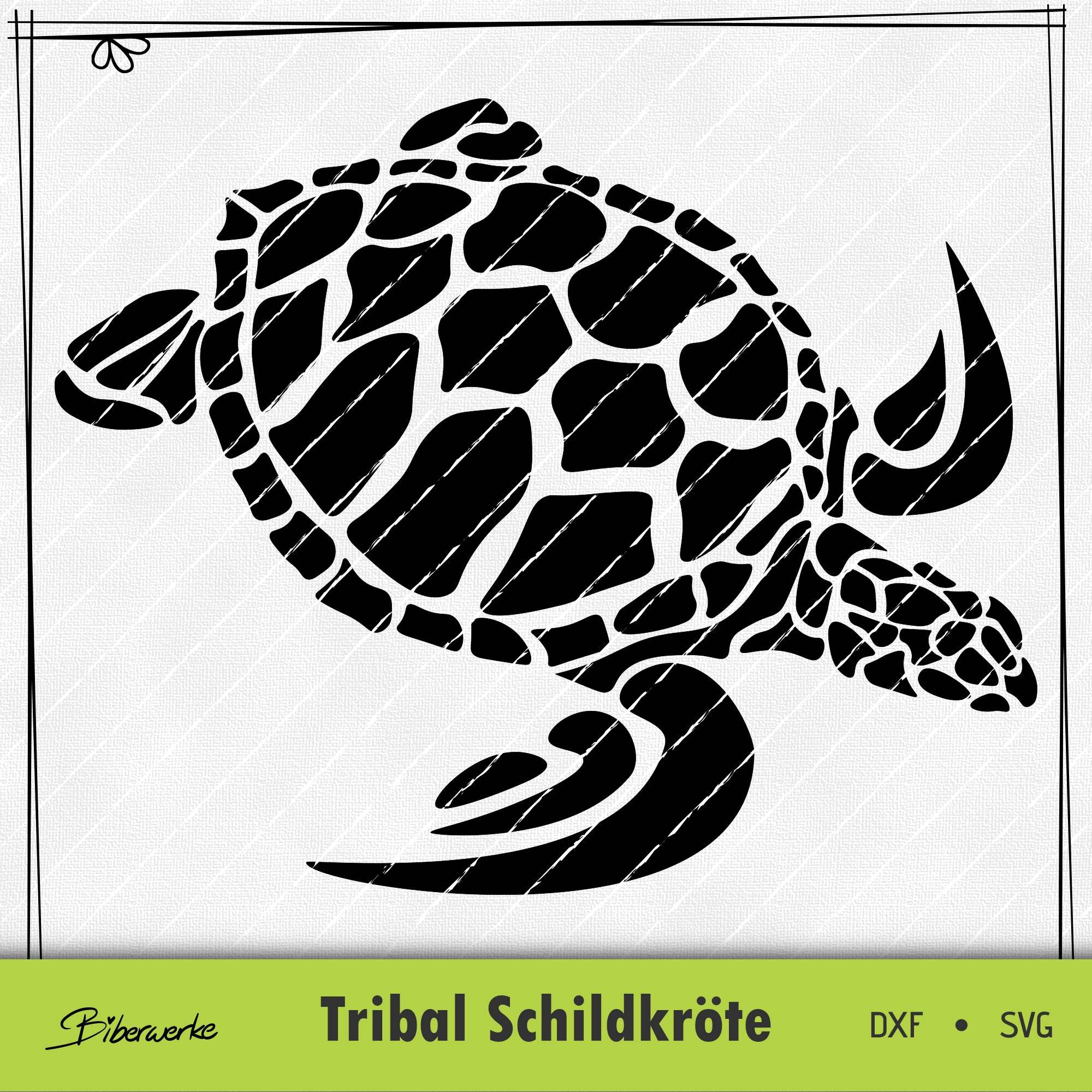 Plotterdatei Tribal Schildkröte - Sewando