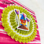 DigiPaper | Rosetten bunt 3 | 20 teiliges Set zum Drucken & Sublimieren - Sewando