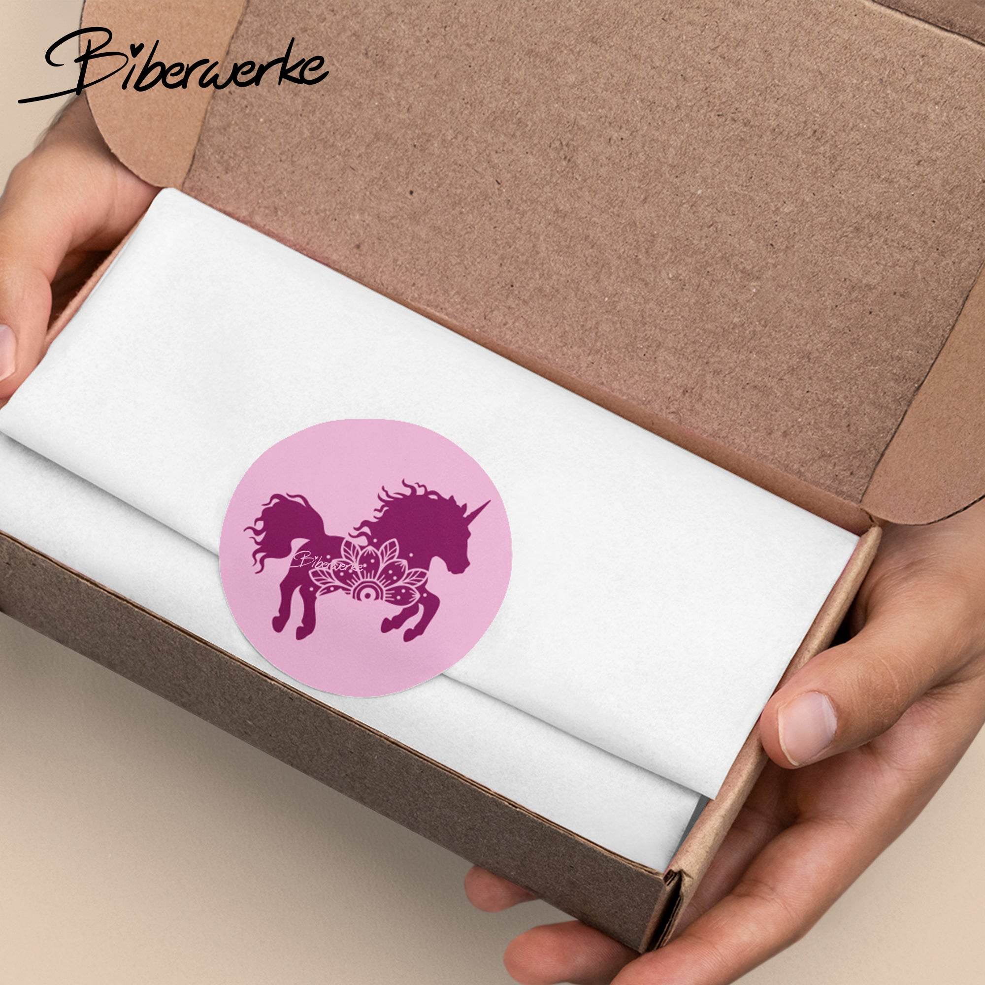 Plotterdatei Einhorn mit Blume - Sewando