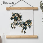Plotterdatei Einhorn mit Blume - Sewando