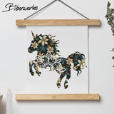 Plotterdatei Einhorn mit Blume - Sewando