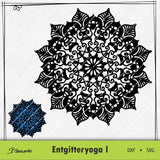 Plotterdatei Entgitteryoga I - Sewando