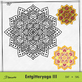 Plotterdatei Entgitteryoga III - Sewando