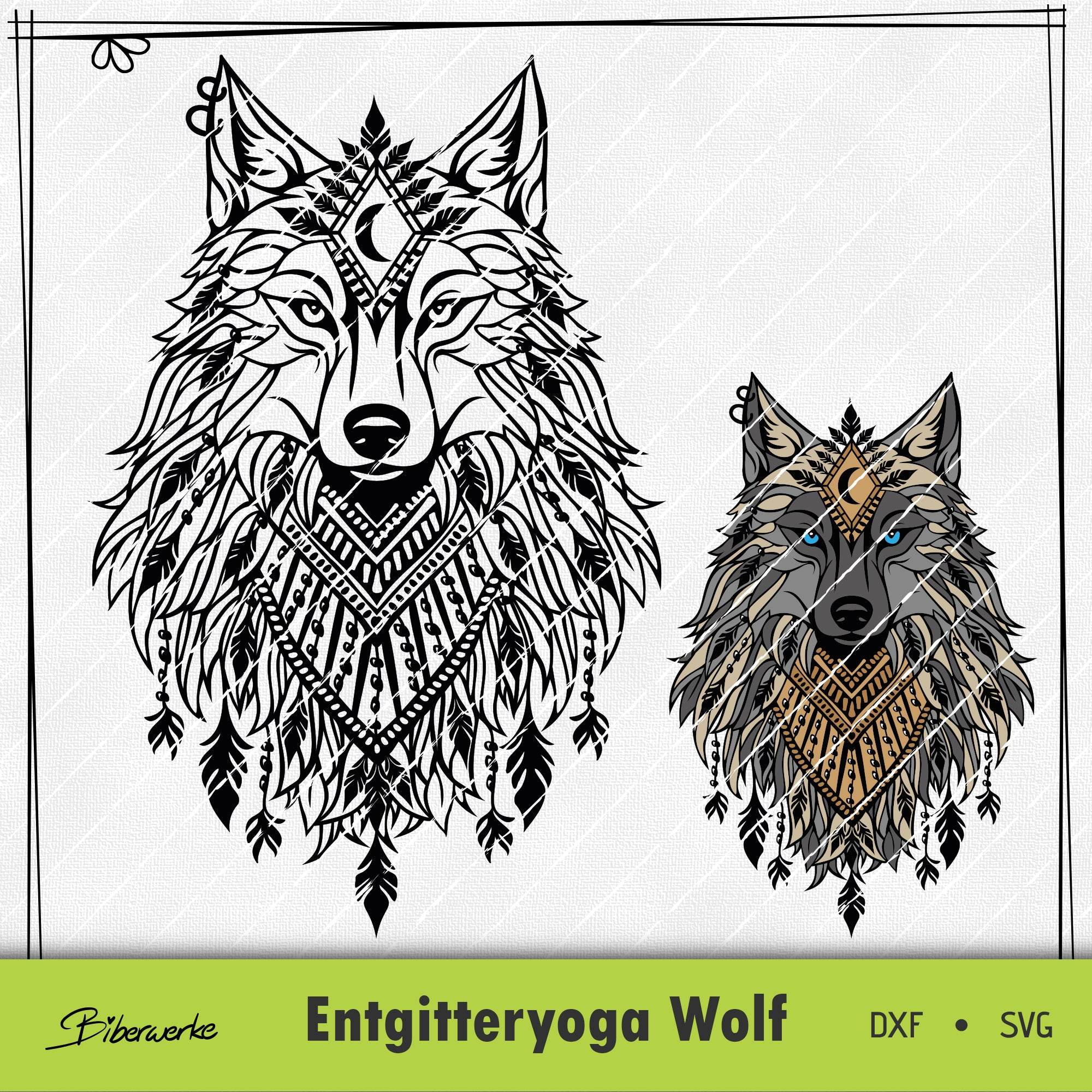 Plotterdatei Wolf - Sewando