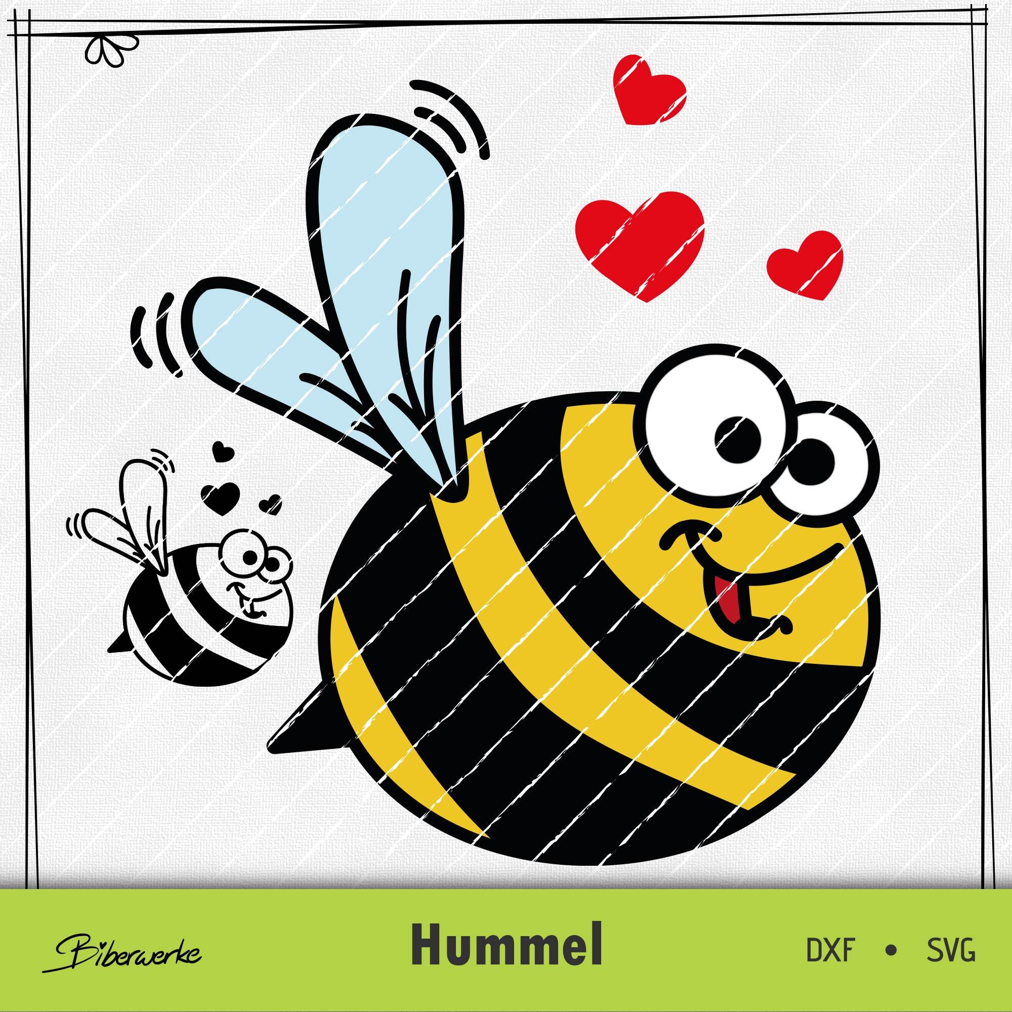 Plotterdatei Hummel - Sewando