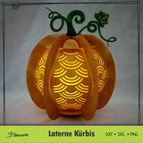 Plotterdatei | Kürbis Laterne | Herbstdeko zum Basteln - Sewando