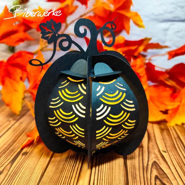 Plotterdatei | Kürbis Laterne | Herbstdeko zum Basteln - Sewando