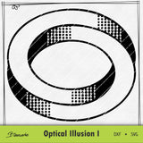 Plotterdatei Optical Illusion I - Sewando