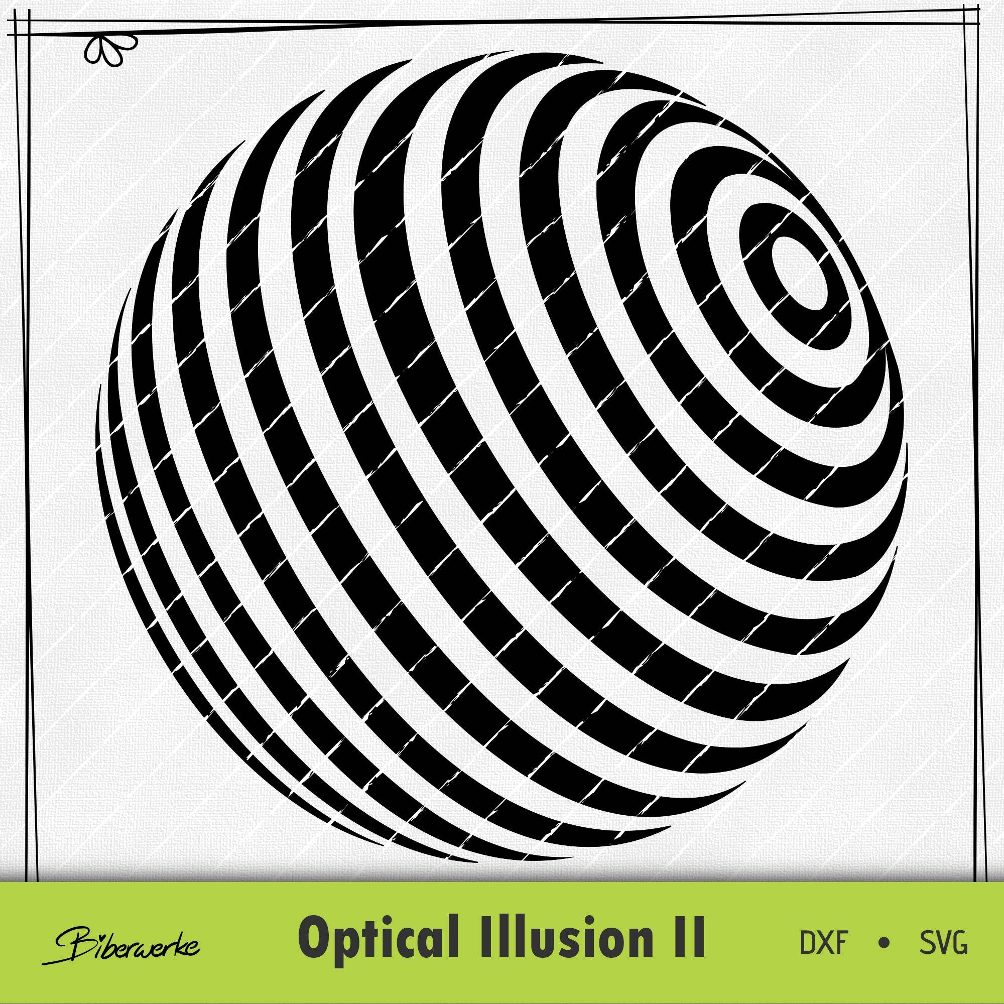 Plotterdatei Optical Illusion II - Sewando