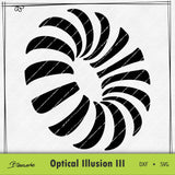 Plotterdatei Optical Illusion III - Sewando