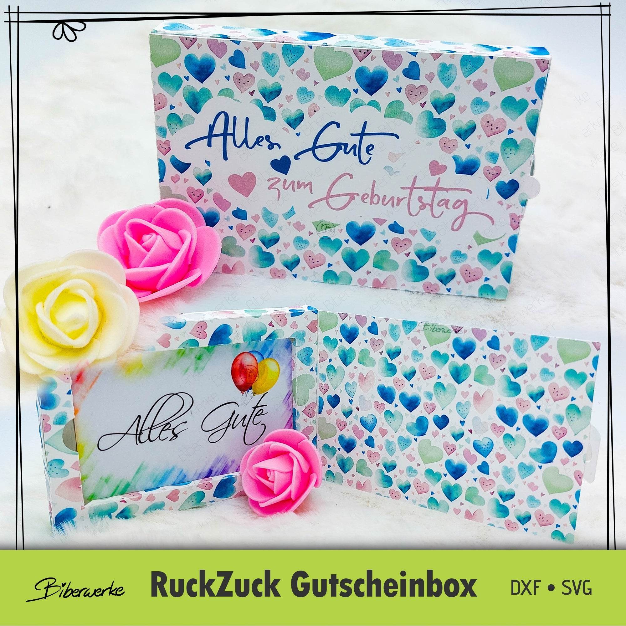 Plotterdatei RuckZuck Gutscheinbox - Sewando