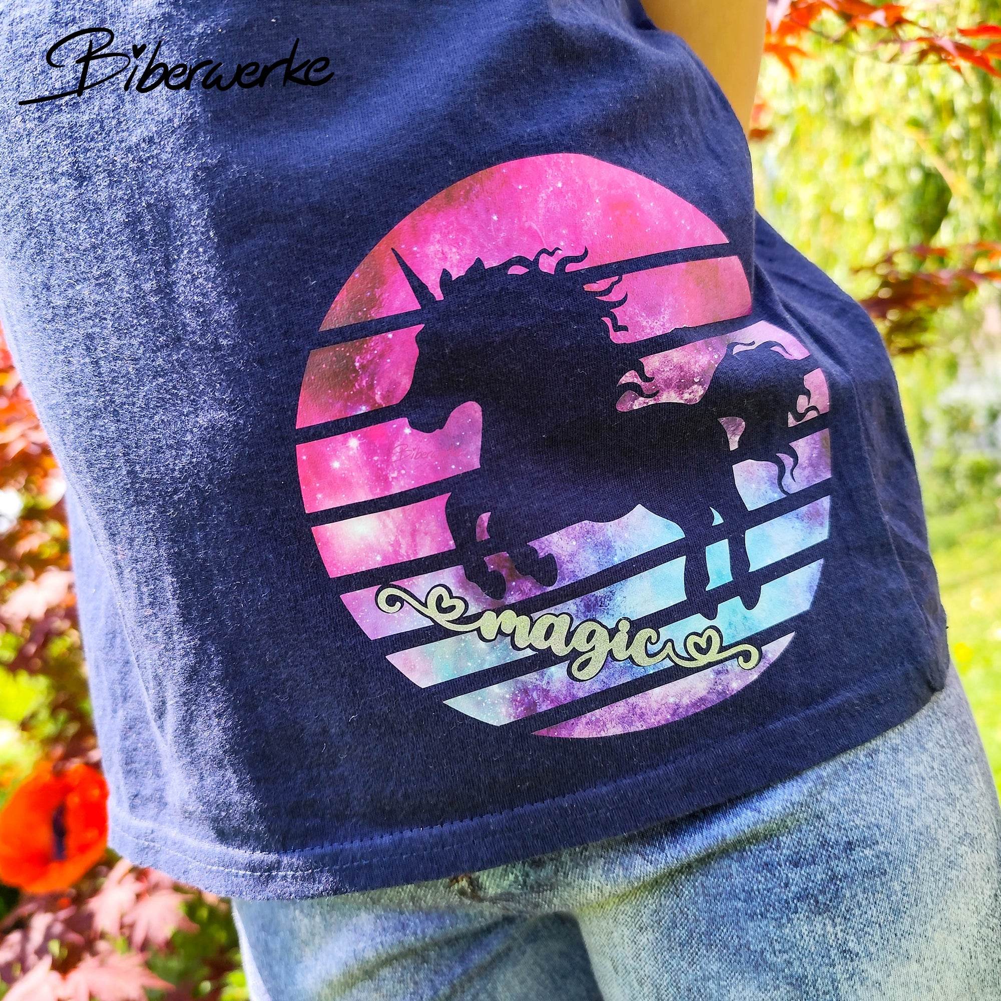 Plotterdatei Silhouette Einhorn - Sewando