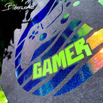 Plotterdatei Silhouette Controller mit Schriftzug Gamer - Sewando
