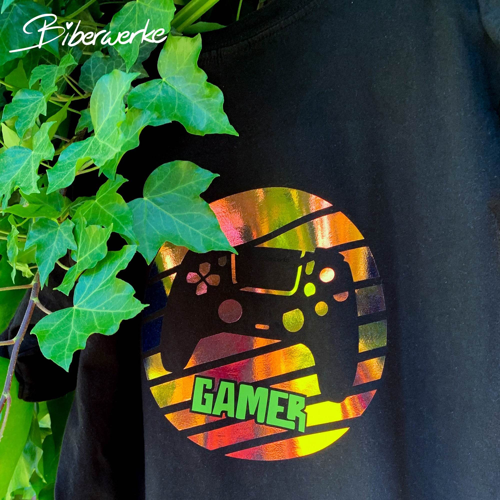Plotterdatei Silhouette Controller mit Schriftzug Gamer - Sewando
