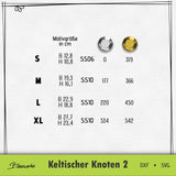 Plotterdatei Strass Keltischer Knoten 2 - Sewando