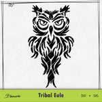 Plotterdatei Tribal Eule - Sewando