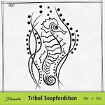 Plotterdatei Tribal Seepferdchen - Sewando