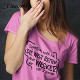 Plotterdatei Welt retten - Wecker zu leise - Sewando