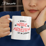 Plotterdatei Wille zu arbeiten im Urlaub - Sewando
