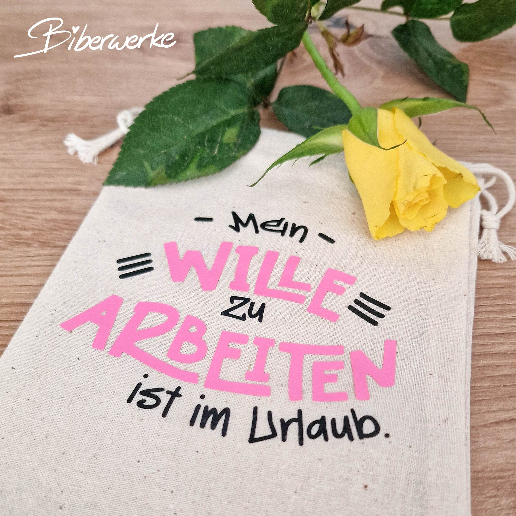 Plotterdatei Wille zu arbeiten im Urlaub - Sewando