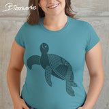 Plotterdatei Entgitteryoga Zentangle Turtle I - Sewando