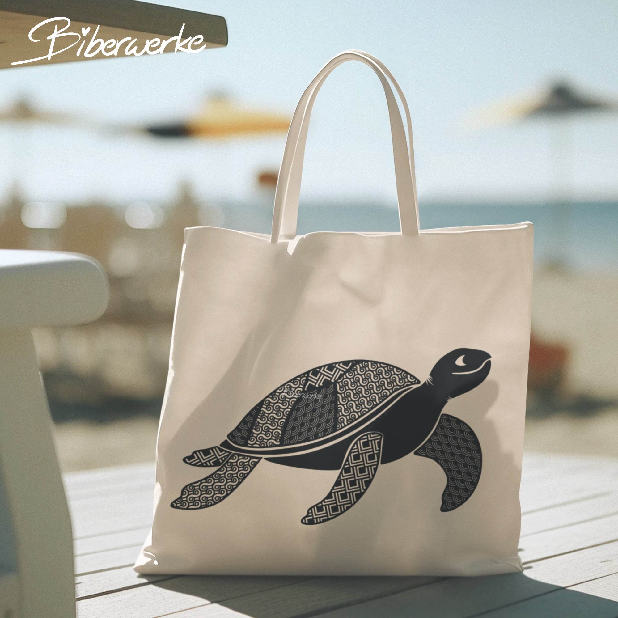 Plotterdatei Entgitteryoga Zentangle Turtle I - Sewando