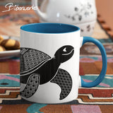 Plotterdatei Entgitteryoga Zentangle Turtle I - Sewando