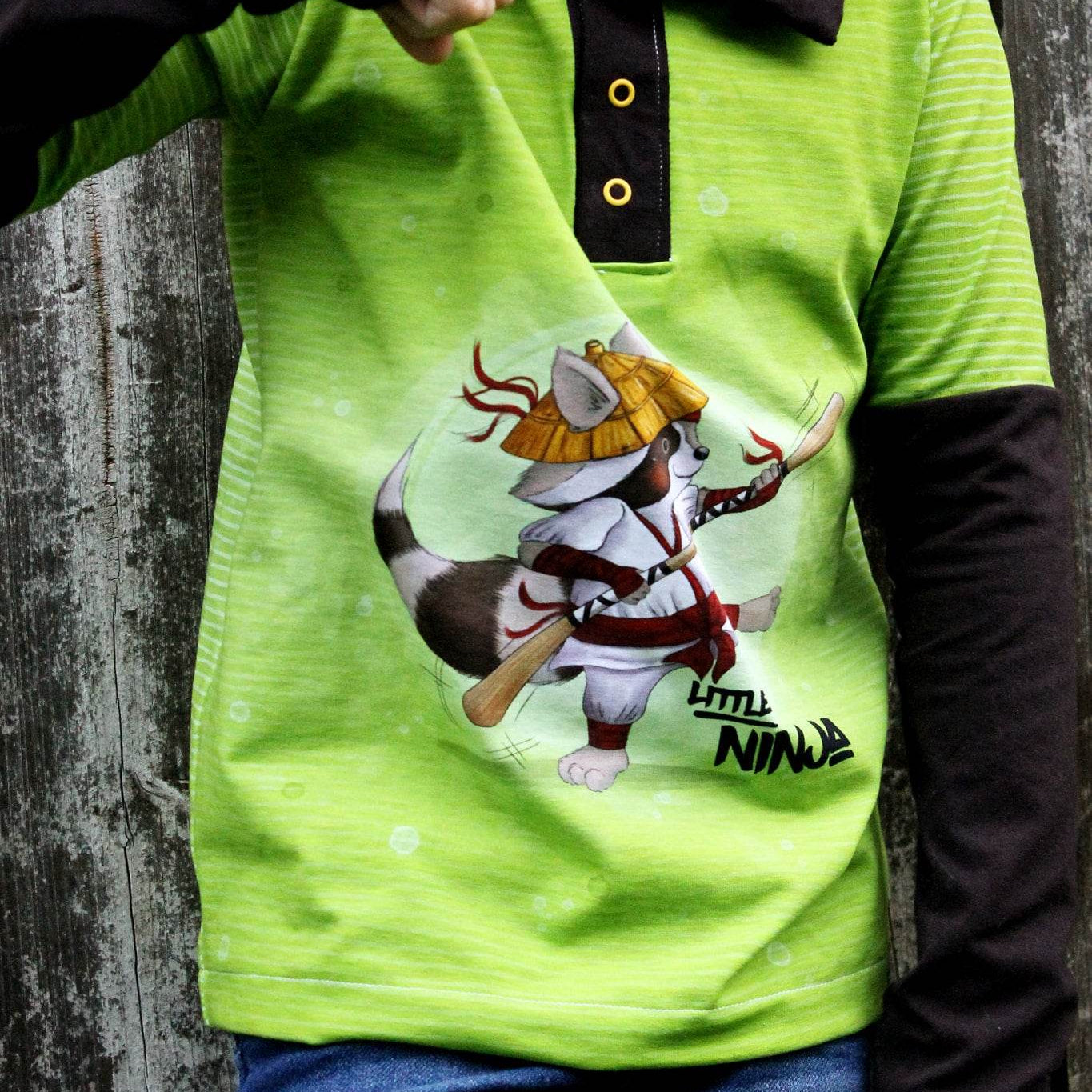 Happy Charlie - Gr 74-164 - Poloshirt Schnittmuster - Sewando