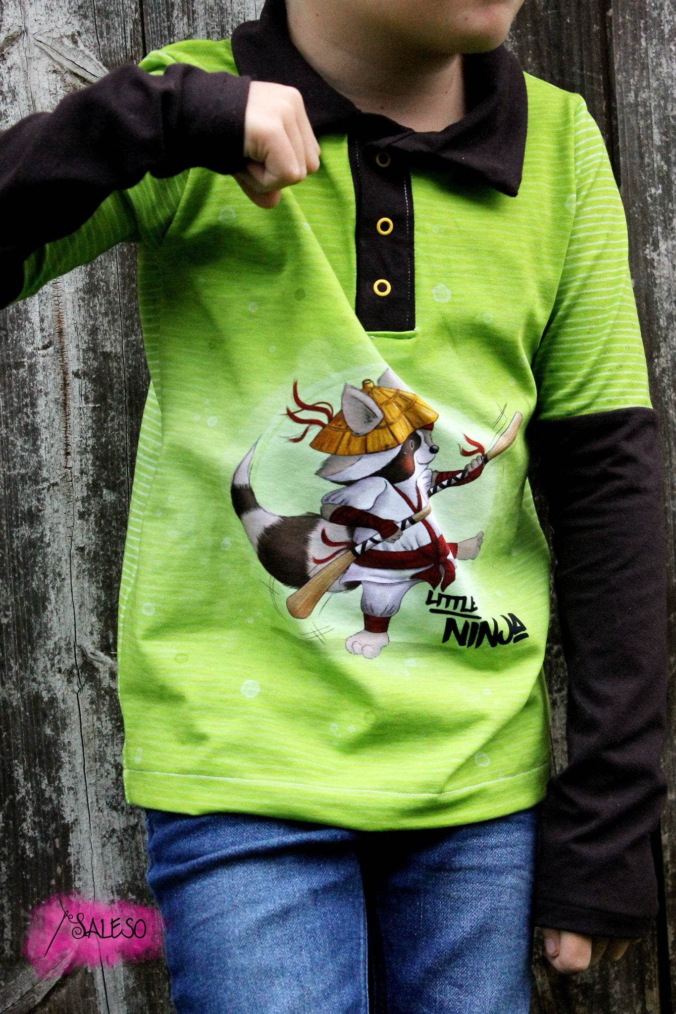 Happy Charlie - Gr 74-164 - Poloshirt Schnittmuster - Sewando