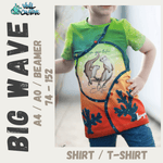 Schnittmuster *Big Wave Shirt* #T-Shirt Gr. 74-152 - Sewando