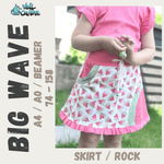 Schnittmuster *Big Wave Skirt* #Rock Gr. 74-158 - Sewando