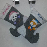 Stickdatei Weihnachten Tiere Applikation 13x18 Set 220 - Sewando