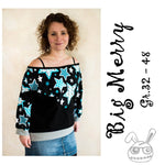 Schnittmuster Big Merry Pullover Gr. 32 - 48 - Sewando
