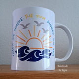 Plotterdatei "Sunset by the sea" dxf, svg, jpeg