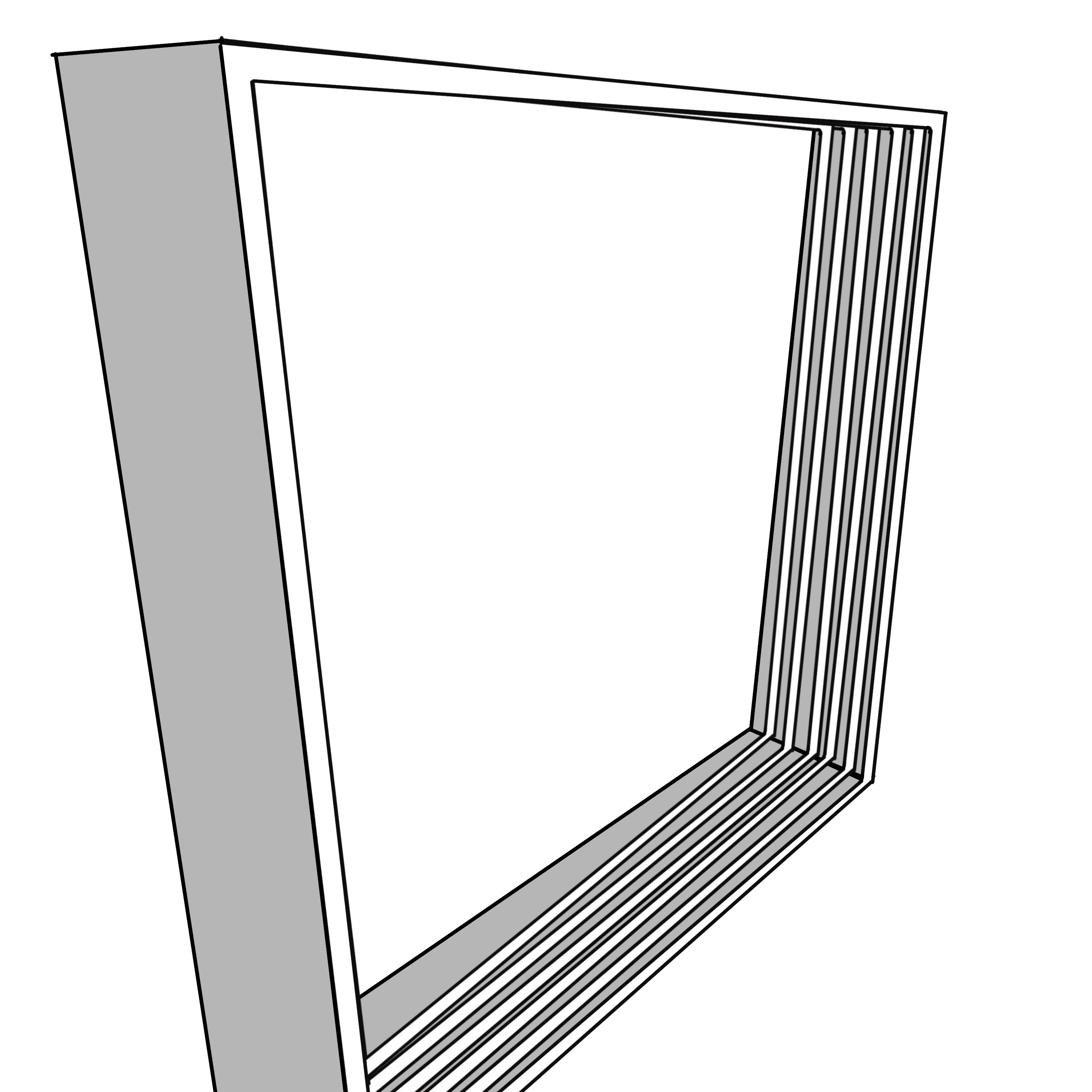 Schattenbox Innenrahmen-Tausch-System SVG Plotterdatei, BAsteln - Sewando