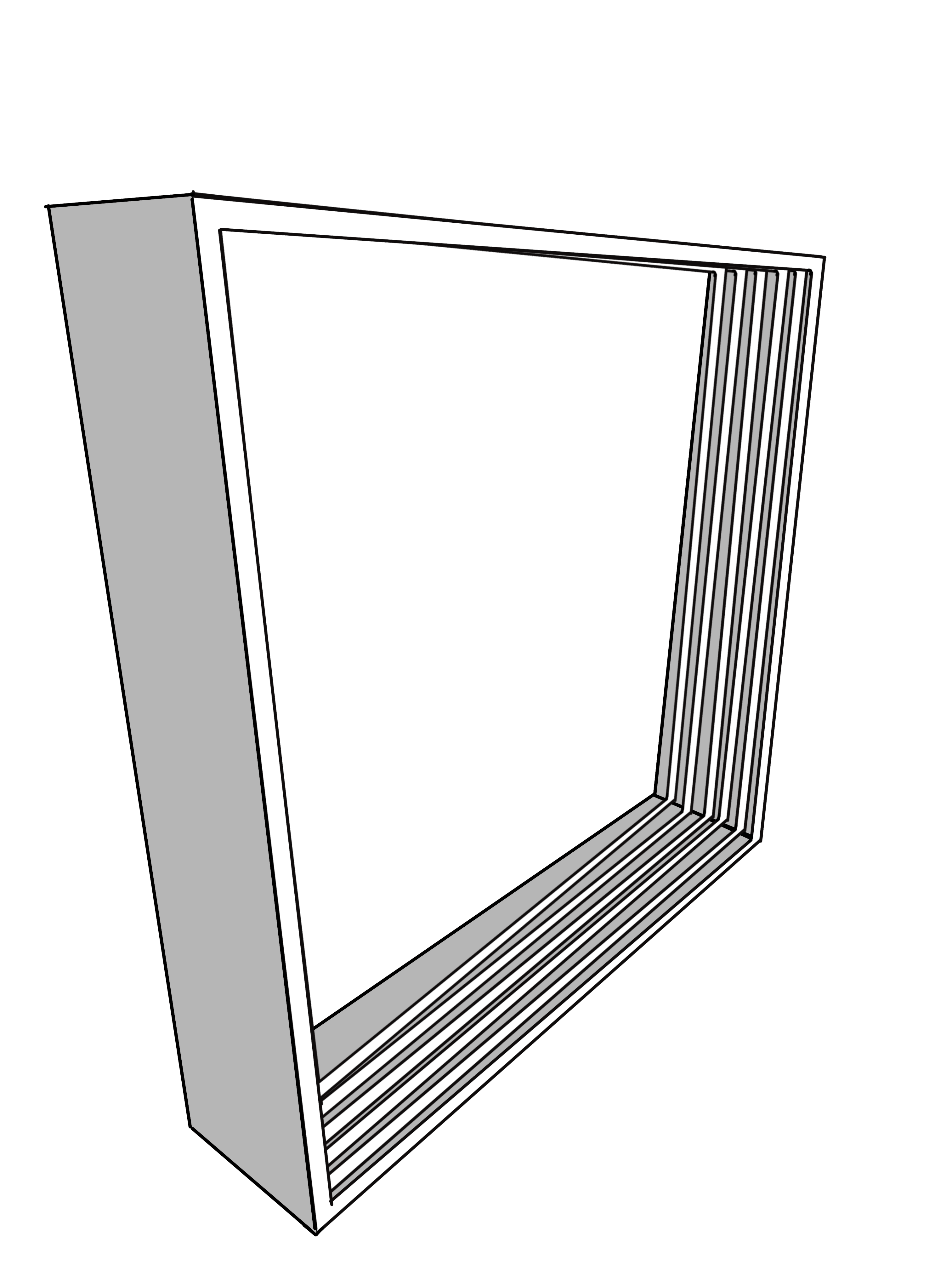 Schattenbox Innenrahmen-Tausch-System SVG Plotterdatei, BAsteln - Sewando