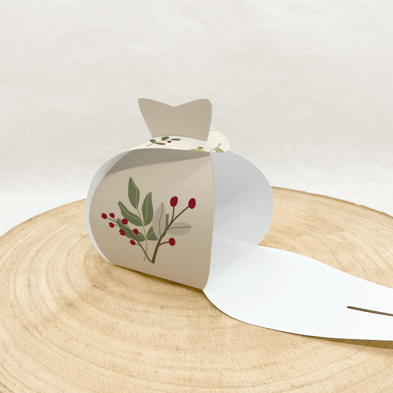 Bundle 3 Geschenkboxen Blumen Winter - Printable und Plotterdatei - Sewando
