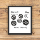 Plotterdatei "Wild one !" auch zum Drucken