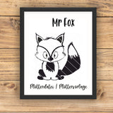 Plotterdatei "Mr. Fox" auch zum Drucken
