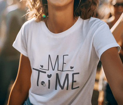 Plotterdatei Me Time svg dxf - Sewando