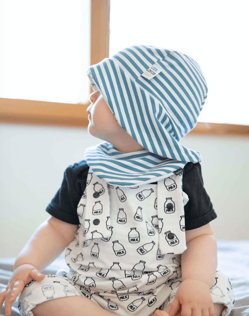 Sonnenhut JOJO Schnittmuster / für Jersey in Baby & Kids Größen : - Sewando